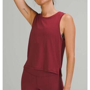 Lululemon Train to Be Tank Top Mulled Wine Small